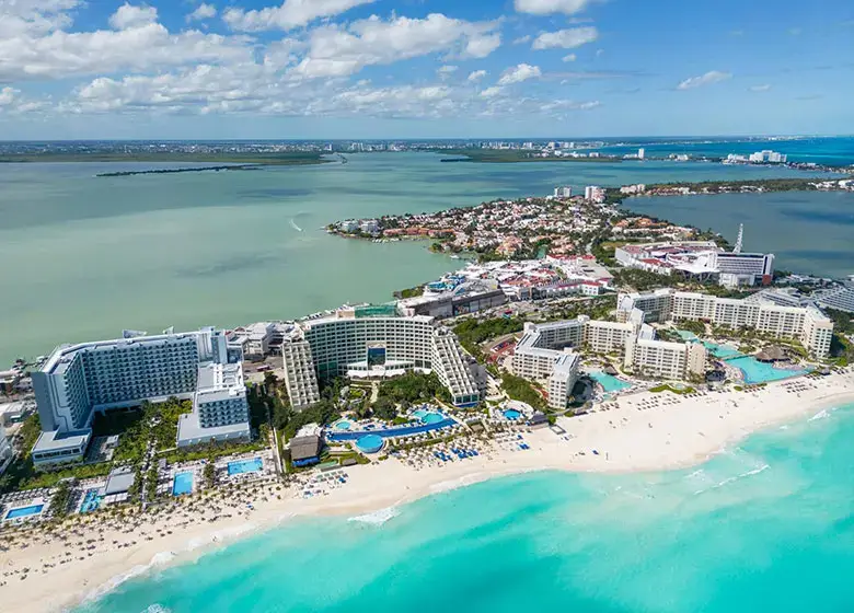Cancun area view